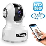 [Update] Baby Camera Monitor,allcaca 1536P Wireless IP Camera 3MP Smart Security Camera Pet Camera with Night Vision Motion Detection Remote Control Pan/Tilt/Zoom 2-Way Audio for Baby/Pet/Elder