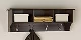 Prepac Sonoma Espresso Entryway Cubbie Shelf