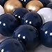 Dark Blue Balloons 12 inch 50pcs Latex Party Balloons Navy Helium Balloons Baby Shower Balloons