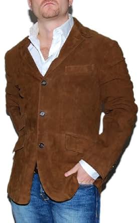 Polo Ralph Lauren Men Suede Leather Sport Coat Jacket XL at Amazon Menâs Clothing store: