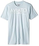 Silicon Valley Men's Aviato Logo Graphic T-Shirt, Light Blue, Large