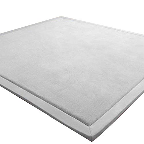 LEHOUR-Engrosamiento-Coral-Terciopelo-Alfombra-Manta-de-rastreo-para-nios-Alfombras-Suaves-de-Tatami-Antideslizante-para-nios-Enlarge-Play-Mat-Gris-150-200CM