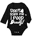 4Pcs Halloween Costume Outfit Set Baby Boys Girls Funny Romper (3-6 Months, black01)