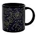 Heat Changing Constellation Mug - Gold Stars - Add Coffee or Tea and 11 Constellations Appear - Comes in a Fun Gift Box