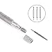 Watch Repair Kit,Watchband Tool, Watch Band Strap Link Pin Remover Repair Tool Kit 3 Extra Pins, 3 Pin Punches, 1 Watch Band Holder, 1 Dual Head Hammer, 1 Spring Bar Tool with 6 Tips