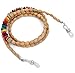 Mini Tree Women Eyeglass Chains Wood Beads Glasses Lanyard Sunglasses Holder Strap Reading Glasses Cord Eyewear Retainer Floating (Yellow)