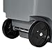 Rubbermaid Commercial Products BRUTE Rollout Trash/Garbage Can/Bin with Wheels, 95 Gal, Gray, for Restaurants/Hospitals/Offices/Back of House/Warehouses/Home