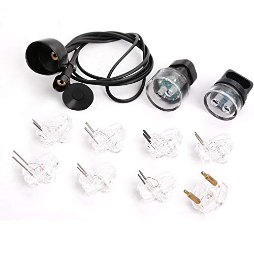 Compatible for 9PC Electronic Fuel Injection Signal Noid Lite Tester Light Set GM/Ford/Bosch