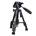 Mini Tripod - Camopro Portable Desktop Mini Tabletop Tripod for SLR DSLR Camera iPhones Smartphones Spotting Scope Binoculars and Camcorder with 3-Way Head, Quick Release Plate and Carrying Bag