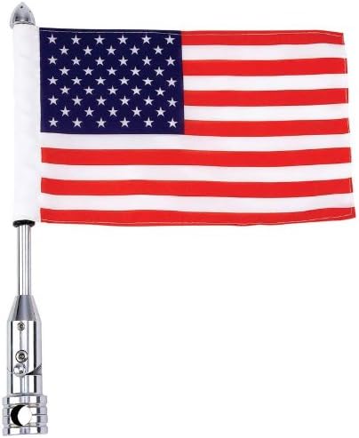 Incomparable Diverse Standout Motorcycle Mc Flagpole Mount &amp; Usa Flag Exclusive
