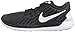 Nike Womens Free 5.0 Running Shoes (Black, Dark Grey)