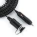 12V Car Charger Extension Cord Cable with Cigarette Lighter Socket Power Plug 18AWG - UL Listed Extra Long (12 Ft Uncoiled / 2.5 Ft Coiled)