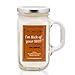 The Candle Daddy- I'm Sick of Your Shit- Funny Bathroom Candle - Neutral Odor or Smoke Eliminating Scented Candle- Soy Wax Blend- Mason Jar- 10 Ounce - 80 Hour Burn Time - Made in USA