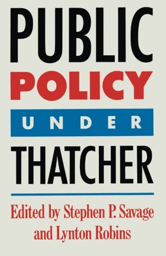 Public Policy under Thatcher