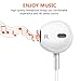 Wired Headphones,in-Ear Earbuds Earphones,Noise Cancelling Waterproof Sports Earphones,Stereo Sound w i t h Built-in Mic f o r Phone 6/6s Plus/5s/SE, Android Smartphones,Galaxy,Tablets and More