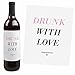 Big Dot of Happiness Omg, You're Getting Married - Engagement Party Gift for Women - Wine Bottle Label Stickers - Set of 4