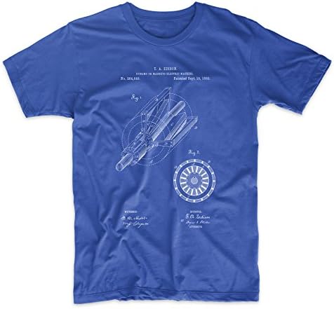 Edison Dynamo Electrical Generator Patent T Shirt