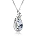 Katon Jewelry Sterling Silver Pendant ‘the Angel Tear’ Water Drop Necklace