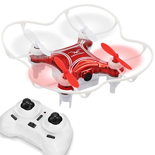 Virtuoso Flying Machine Mini Drone - Kids Pocket Small Drone with Altitude Hold, Nano Remote control RC QuadCopter Helicopter for Beginners White by