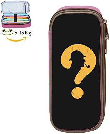 Mystery Durable Stationery with Double Zipper Large Capacity Stationary Box Pen Bag Pencil Case