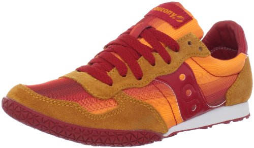Saucony Originals Womens Bullet Ombre Running Shoe Orange Red