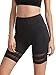 SweatyRocks Women's Mesh Panel Biker Legging Shorts Yoga Gym Workout Shorts