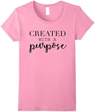 Women's Created with a Purpose T-Shirt XL Pink