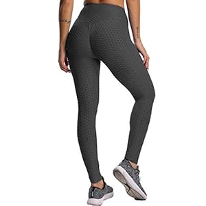 FITTOO Broek Capri 3/4 Sport Damens Vrouwen Tie-Geverfd Korte Leggings Hoge Taille Slim Push Up Yoga Broek voor Gym…