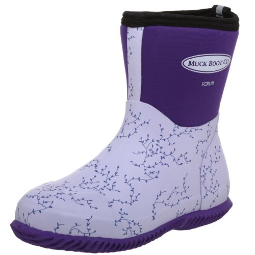 The Original MuckBoots Women's Scrub Boot,Plum Vine,4 M US Womens