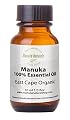 Manuka Oil 100% Pure East Cape Natural Anti-Fungal & Antiseptic, 10 ml(0.3 oz)-10x Stronger Than Tea Tree Oil-Wild Harvested Organic-Rare Aromatherapy Oil-Fights Acne, Foot Fungus, Skin Conditions -Insect Bite Remedy-Natures Medicine Cabinet In a Bottle!