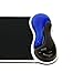 Kensington Mouse Mat with Wrist Rest – Ergonomic Duo Gel Wrist Support for Computer/Laptop use with Laser and Optical mice. Anti-Slip Comfortable Mouse mat with Cool Gel - Blue (62401)
