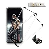 Aexagon rgy-efghgjjjj Full Coverage Premium Tempered Glass Scratch Resistant, HD Clear, 3D Anti-Bubble Screen Film for Galaxy S8 Plus - 2 Piece