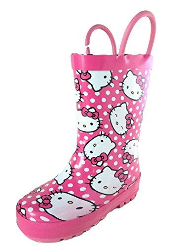 Western Chief Hello Kitty Girl's Rain Boots (Playful Dot) (11/12)