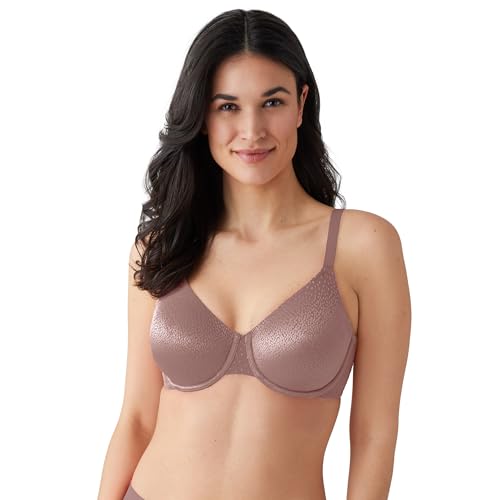 Wacoal Women’s Plus Size Back Appeal Seamless Unlined Underwire Bra, BURLWOOD, 42DDD
