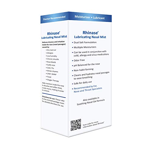 Rhinase Nasal Spray 1 oz (3 Pack) for Nasal Dryness from Allergy