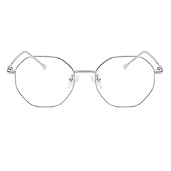 WHHJM Polygon Blue Light Blocking Glasses for Women
