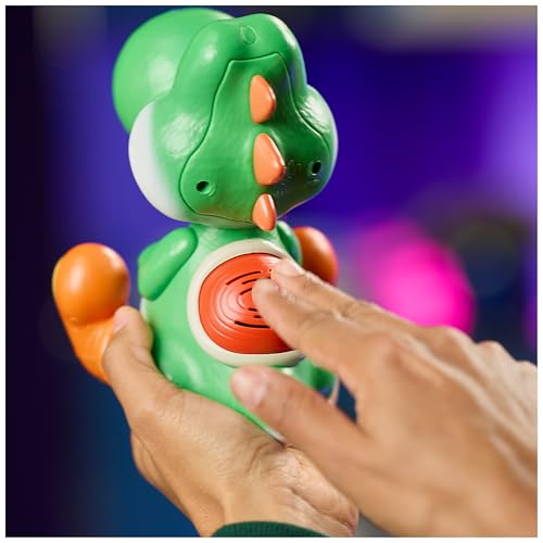 ¡Yoshi Sale del cascarón!, Super Mario Galaxy: La película, Figura de acción interactiva de Huevo de Yoshi con Sonidos, a Partir de 4 años, Pilas Incluidas