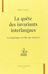 La  quête des invariants interlangues