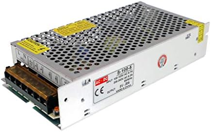 5V 20A Power Supply AC 110V/230V To DC 5V 100W Universal Regulated Power Transformer For LED Strip Lights Price In UAE | Amazon UAE - Foto 3