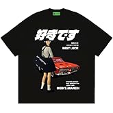 BestLucky Japanese Streetwear Shirts Men Harajuku Shirt Casual Summer Tops Oversized Graphic Tees Unisex