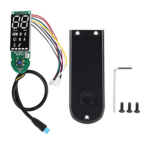 E Scooter Bluetooth Circuit Board + Dashboard Cover With Digital Display, Digital Display Dashboard Set for Ninebot MAX G30 Electric Scooter Electric bicycle refitting accessories