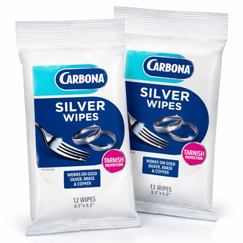 Carbona Silver Wipes Metal Cleaner