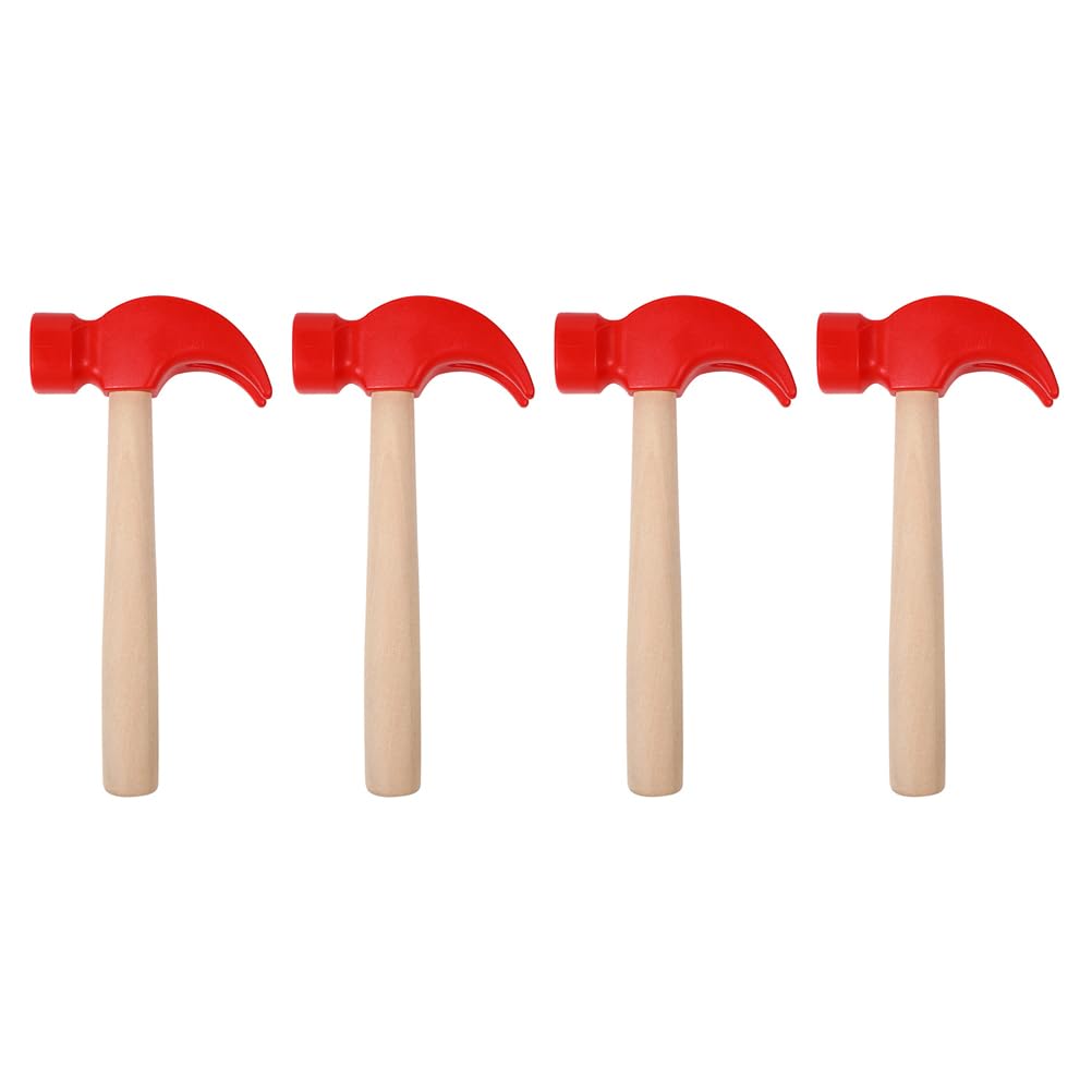 Toyvian Kids Hammer Toys Wooden Small Mallet Simulated Hammer Playthings Educational Cognitive Toy for Toddlers Interactive Parent-Child Activity