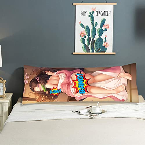 VWXNCKY Anime Body Pillow Case Anime Body Pillow Case 59 inch x 15