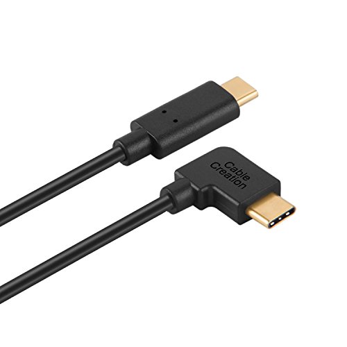 USB C to USB C Cable Right Angle 60W 3A Fast Charge, CableCreation 6