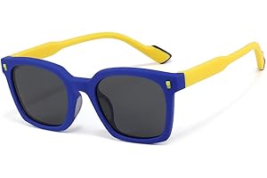 Kids Polarized Sunglasses for Boys Girls - UV400 Protection Lightweight Outdoor Sports and cycling Sunglasses for Children