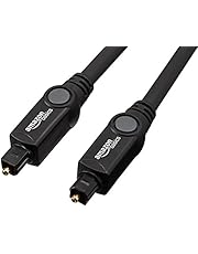 Amazon Basics Digital Optical Audio Toslink Cable for Sound Bar, TV - 6 Feet (1.8 Meters)