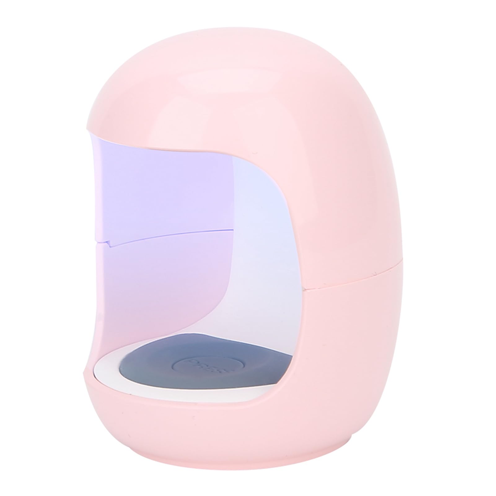 Denash UV LED Nail Lamp, Portable Mini Gel Nail Lamp, 365 405NM USB Professional Nail Light UV Nail Lamp with Timers Dual Light Source, for Curing Gel Toe Nails (Pink)