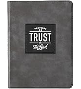 Christian Art Gifts Classic Handy-sized Journal Trust in the Lord Proverbs 3:5 Bible Verse Inspir...