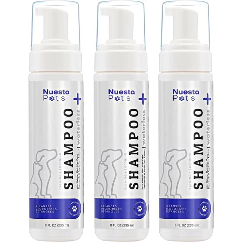 Waterless No Rinse Foaming Dog Shampoo (3 Pack) Lavender Essential